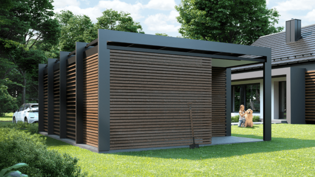 carport budynek gospodarczy